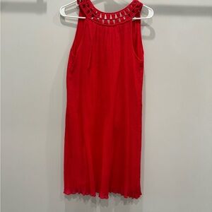 Susana Monaco Red Cut Out Sundress